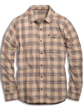 Toad & Co. Singlejack Long Sleeve Buttondown Shirt Plaid Salt Colorway Men’s XL